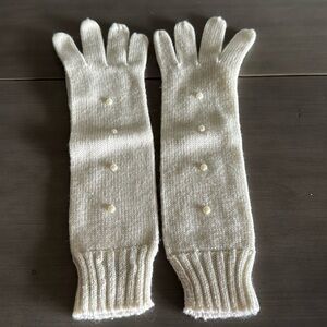A New Day Pearl Studded Winter Long Gloves
